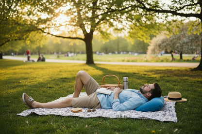 Pillow less thick. For context, it's supposed to be a inflatable pillow that you can deflate after use
